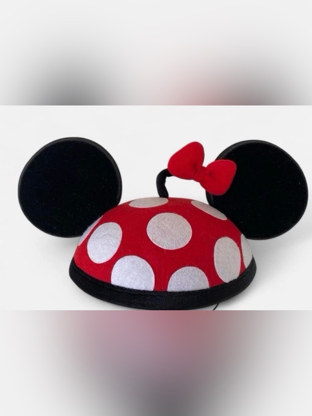 Disney Red Polka Dot Minnie Ear Headband with Bow